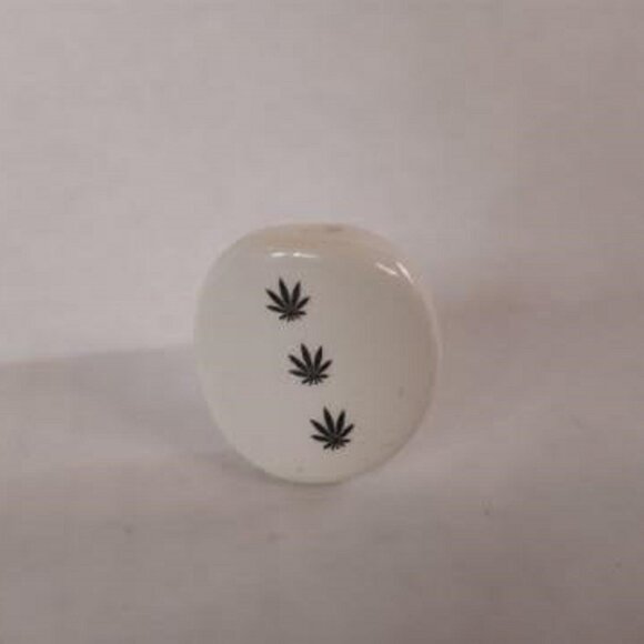 Handmade Ceramic Smoke "Toke" Stone - Holds Your Hand-Rolled Cigarette - Picture 1 of 3